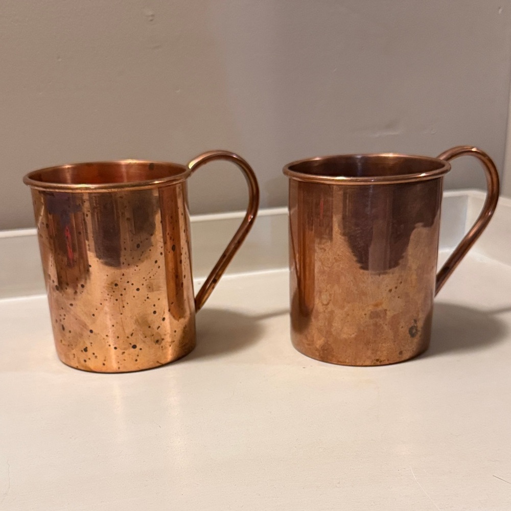 Paykoc vintage Classic Copper Mug Pair